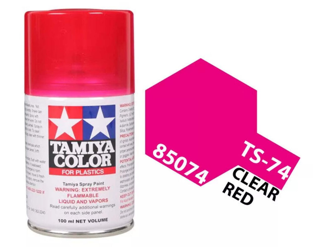 TS-74 Clear Red Lacquer Paint 100ml