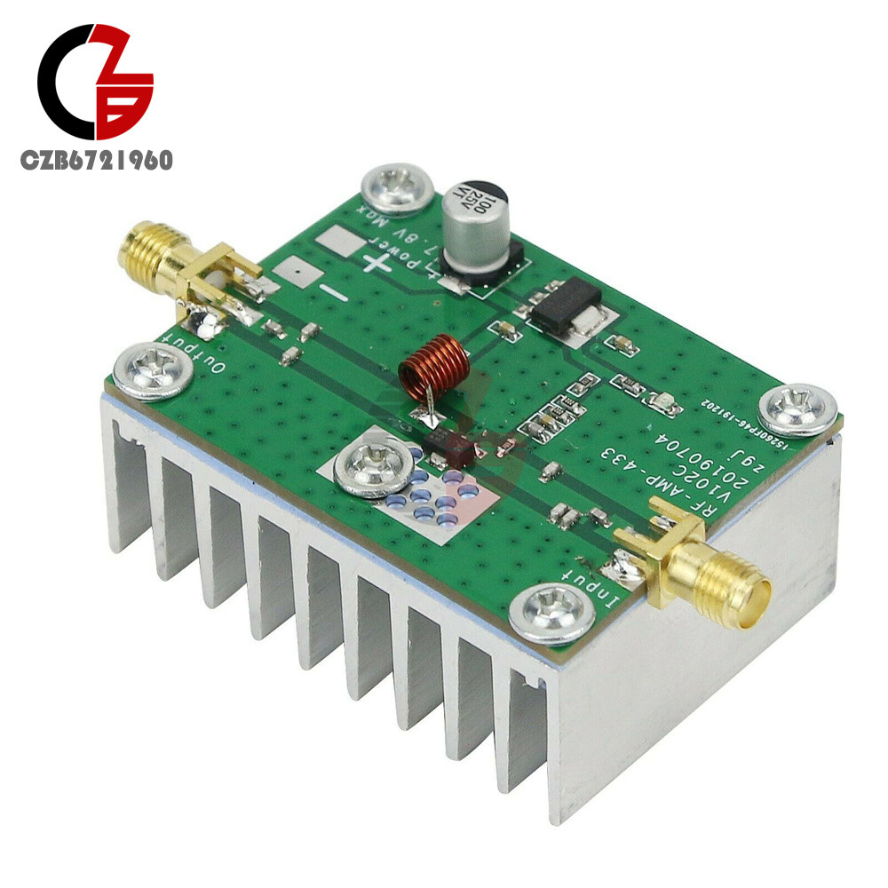 8W 433MHz Digital Power Amplifier Board RF HF High Frequency Amp Remote Control