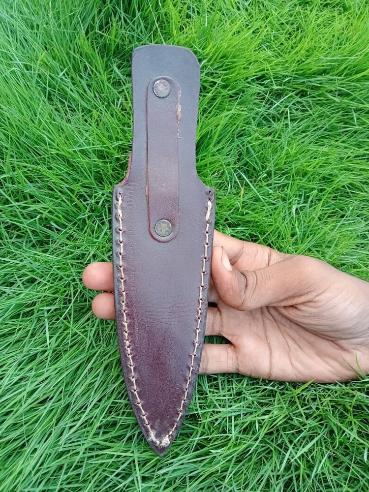 Custom Handmade Fixed Blade Dagger Knife Leather Sheath Holster X551