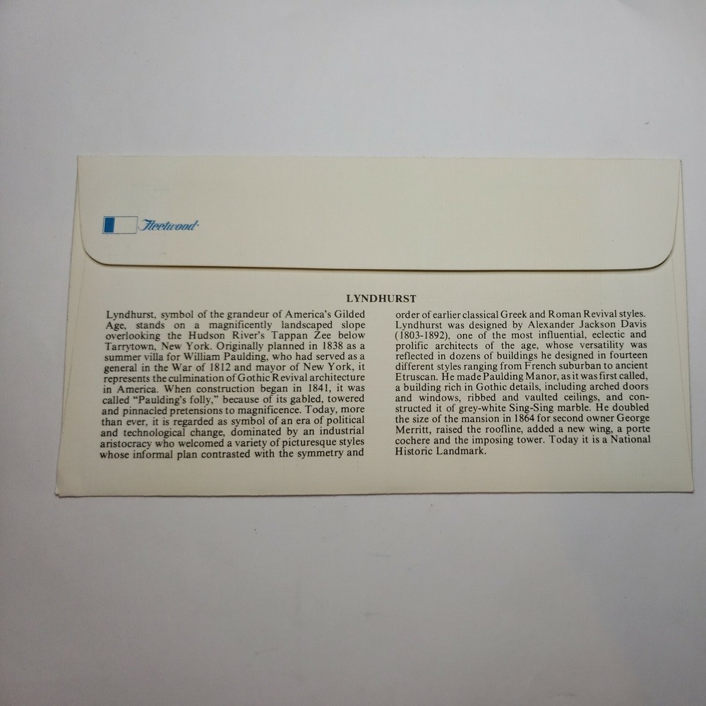 First Day Covers 1980 Lyndhurst