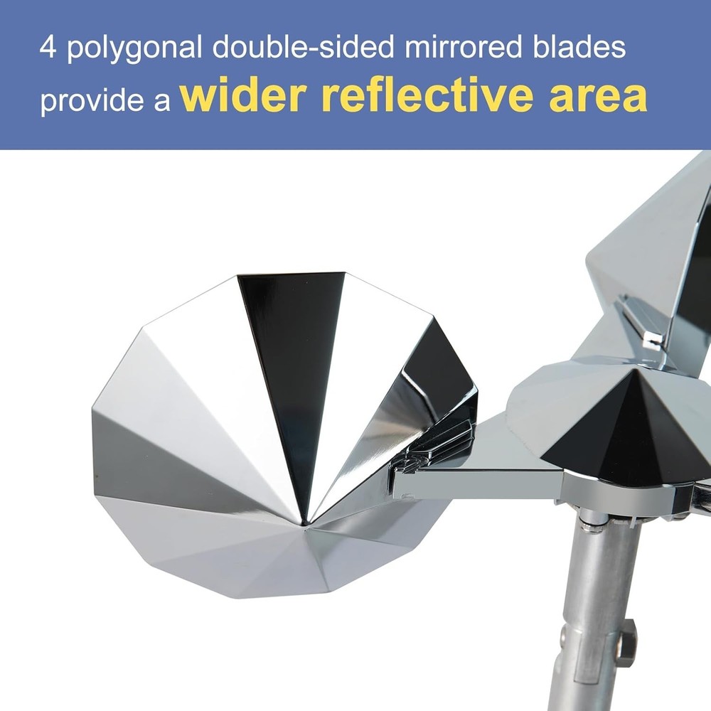 3 PCS Bird Scare Reflective Device - Deter Pigeons & Sparrows Elegantly