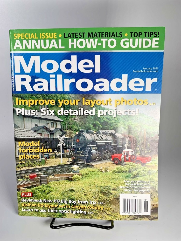 Model Railroader Magazine, January 2021 Issue NEW
