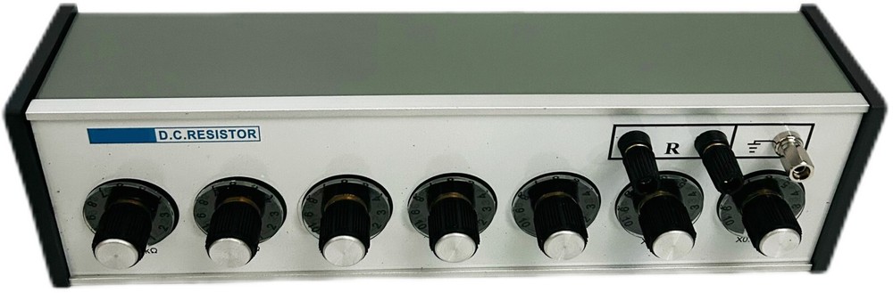 Decade Resistance Box 7 Dials DC Resistance Box with Value 1111111.0Ohm