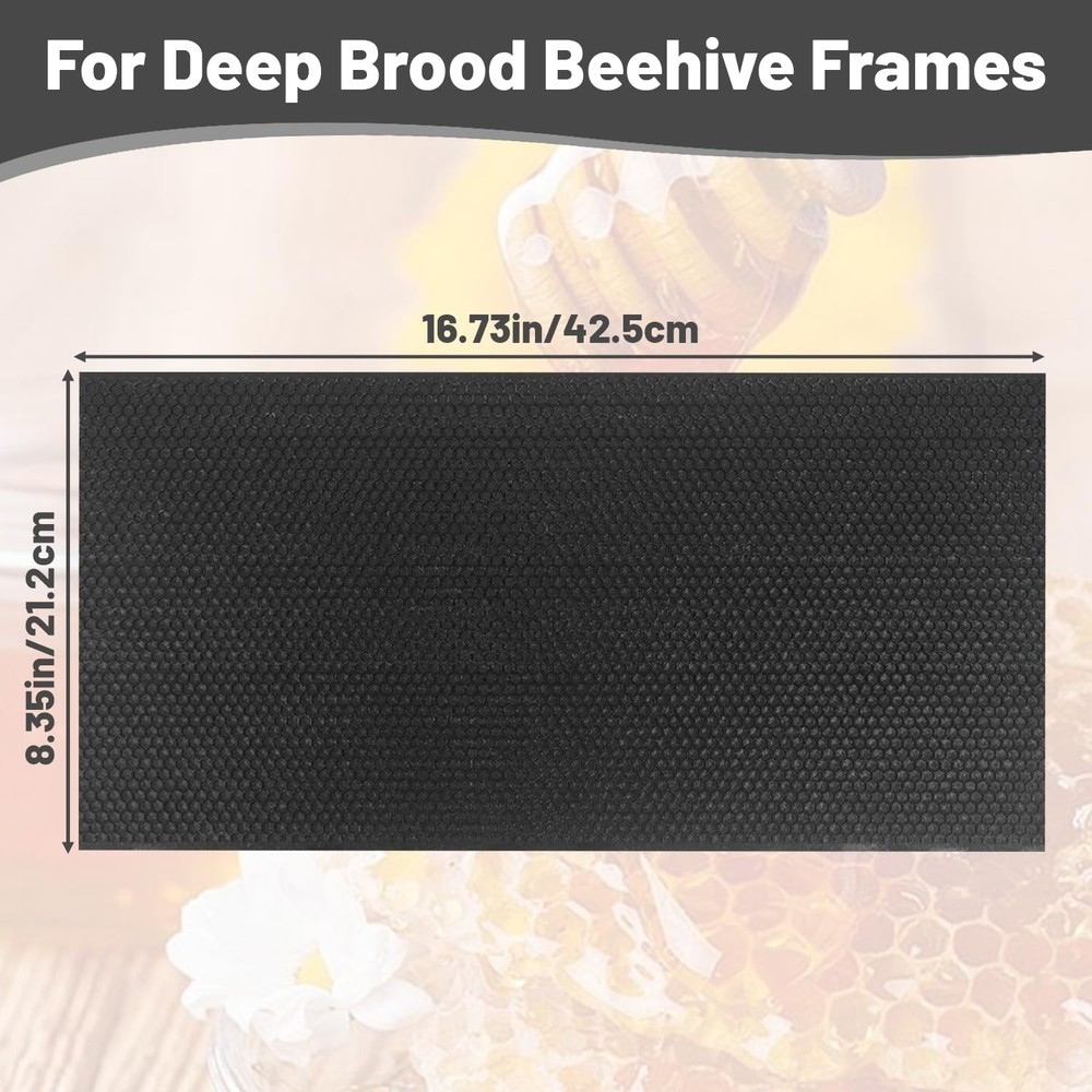 Optimal Beehive Foundation Sheets - 10 Durable Sheets for Effective Beekeeping