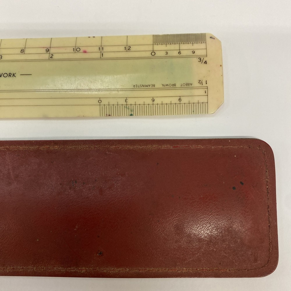 BURTON CONSTRUCTION ENGINEERING Co STEELWORK VINTAGE SCALE RULER 1960’s