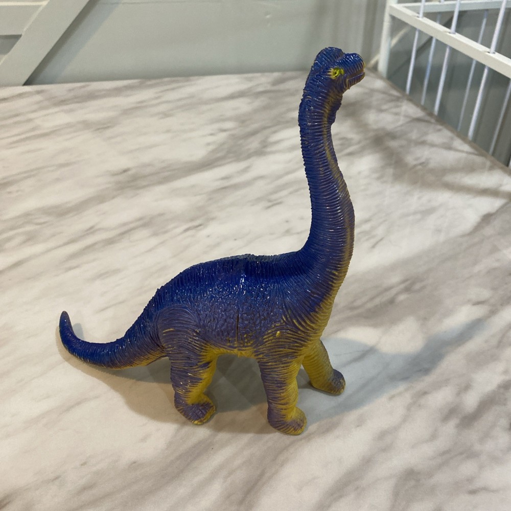 1993 Brachiosaurus Rubber Dinosaur 8" Vintage