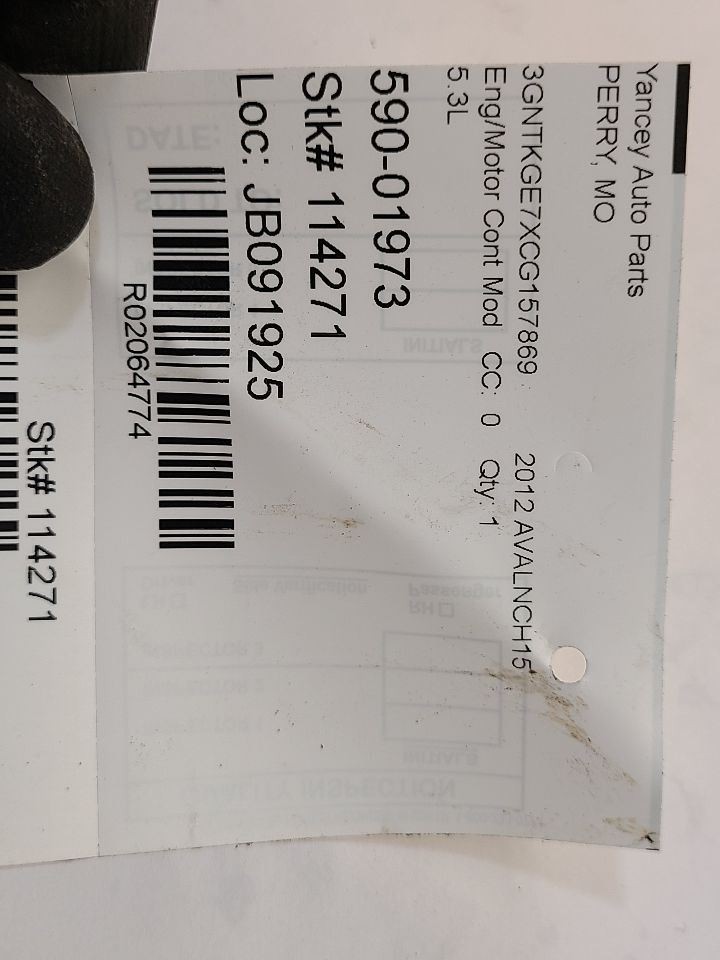 2011 - 2017 CHEVROLET CAPRICE Engine ECM Electronic Control Module 6.0L