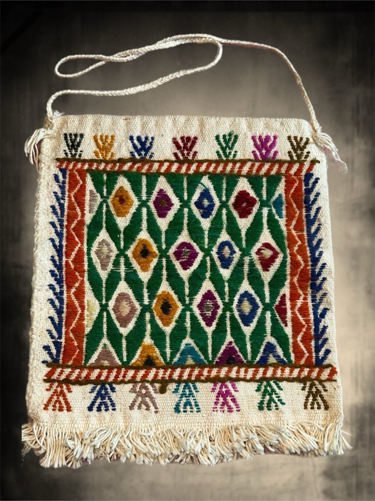 Peruvian Shipibo Native Embroidered Bag