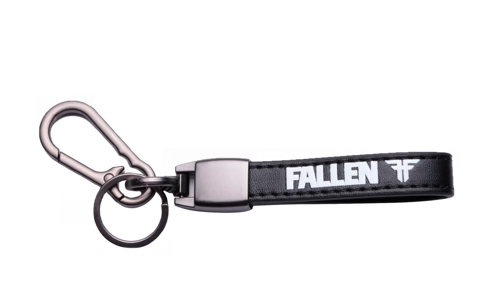 Carabiner Key Ring - Silver/Black