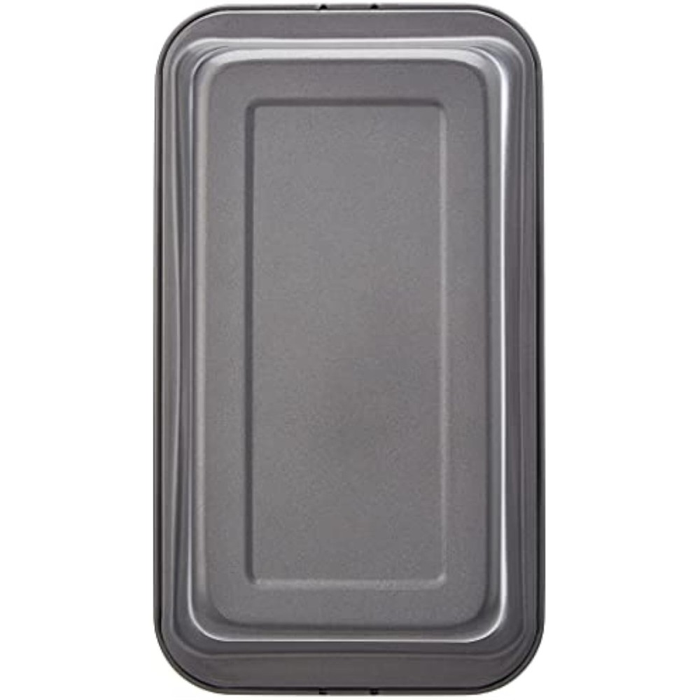 Amazon Basics Rectangular Nonstick Bread Loaf Pan for Baking Meatloaf with Even