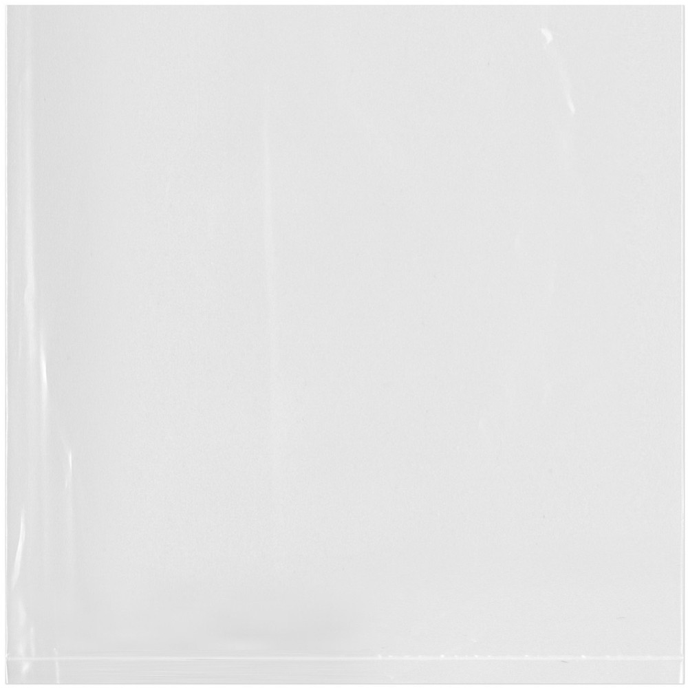 Plymor 6" x 6", 2 Mil Flat Open Clear Plastic Poly Bags
