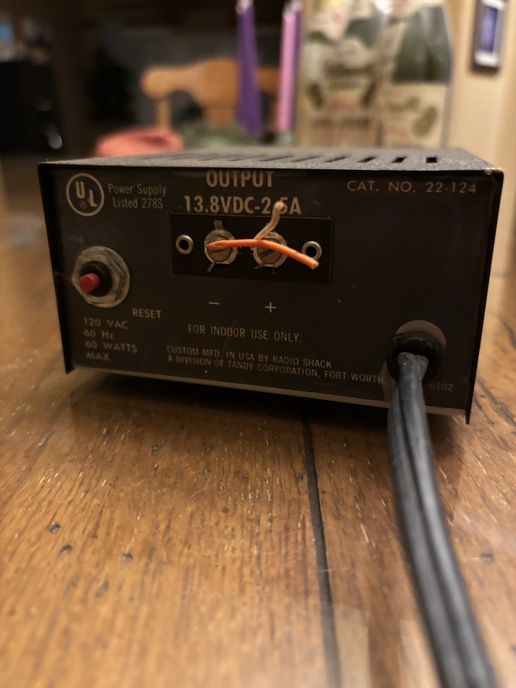⭐️Vintage Micronta Regulated 12V Power Supply 120V AC 1.75A⭐️Untested⭐️