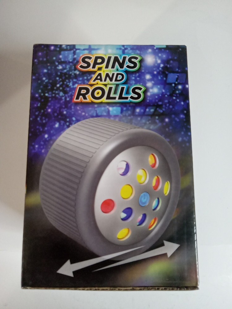 Disco Light Spin and Roll Withremote Control Great For Parties & Sleepovers