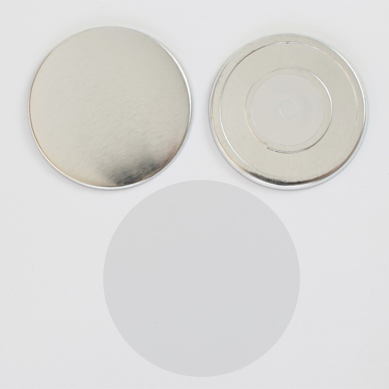 37mm Nd. Magnetic Button Parts 100 Sets/Pack Fits 37mm Button Maker