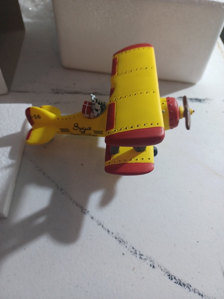 Depatment 56 Yellow Airplane