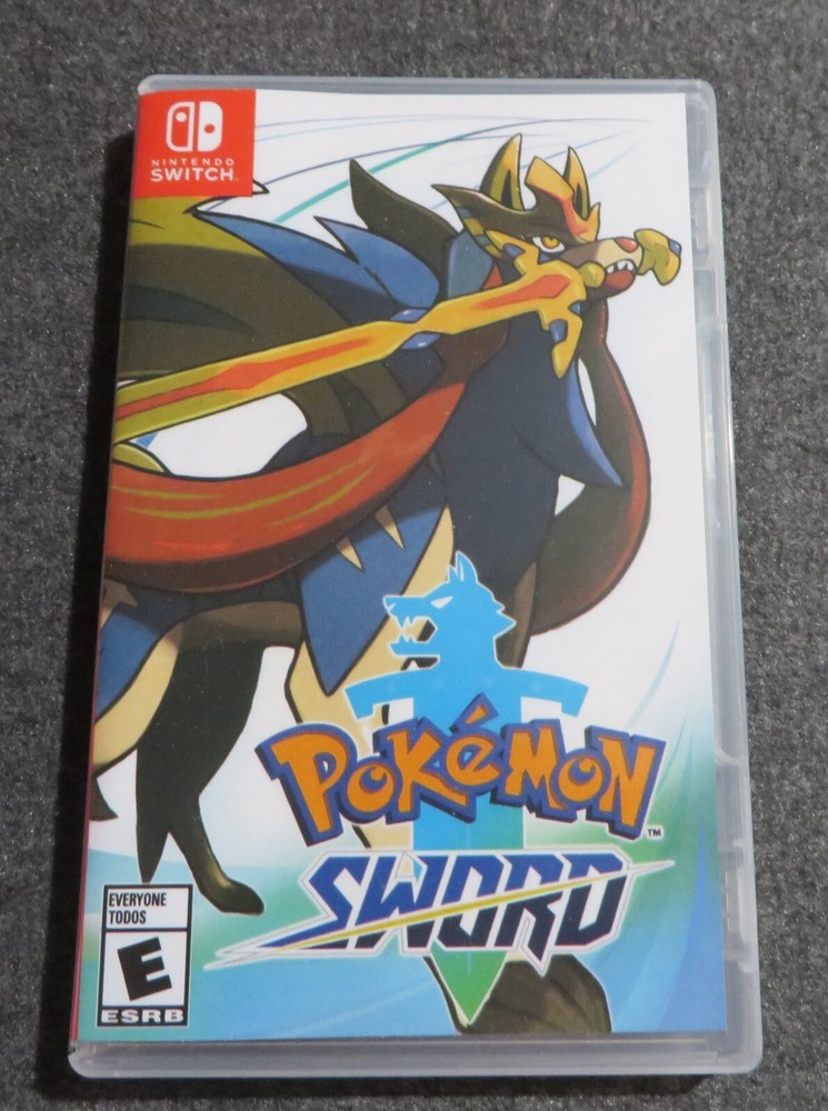 Original OEM Box Case Replacement Nintendo Switch Pokemon Sword Edition