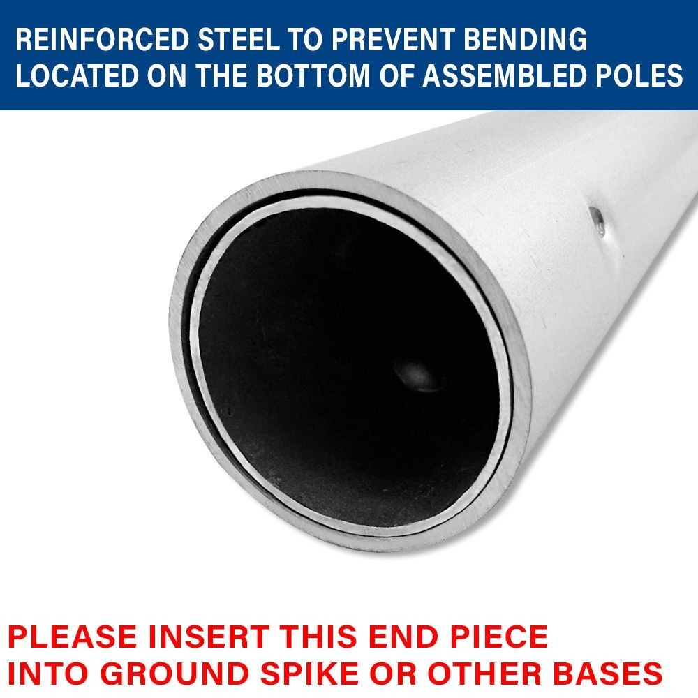 Open (Red & Yellow) Windless Advertising Flag & Pole Kit