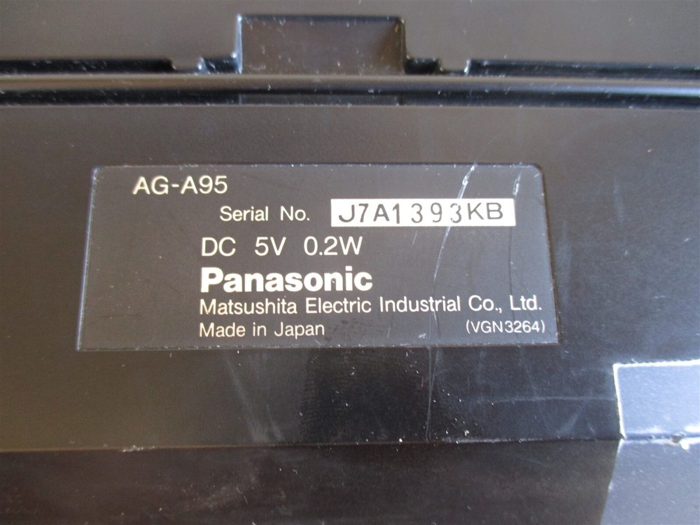 Panasonic AG-A95 Video Editing Controller Jog Dial Shuttle Matsushita