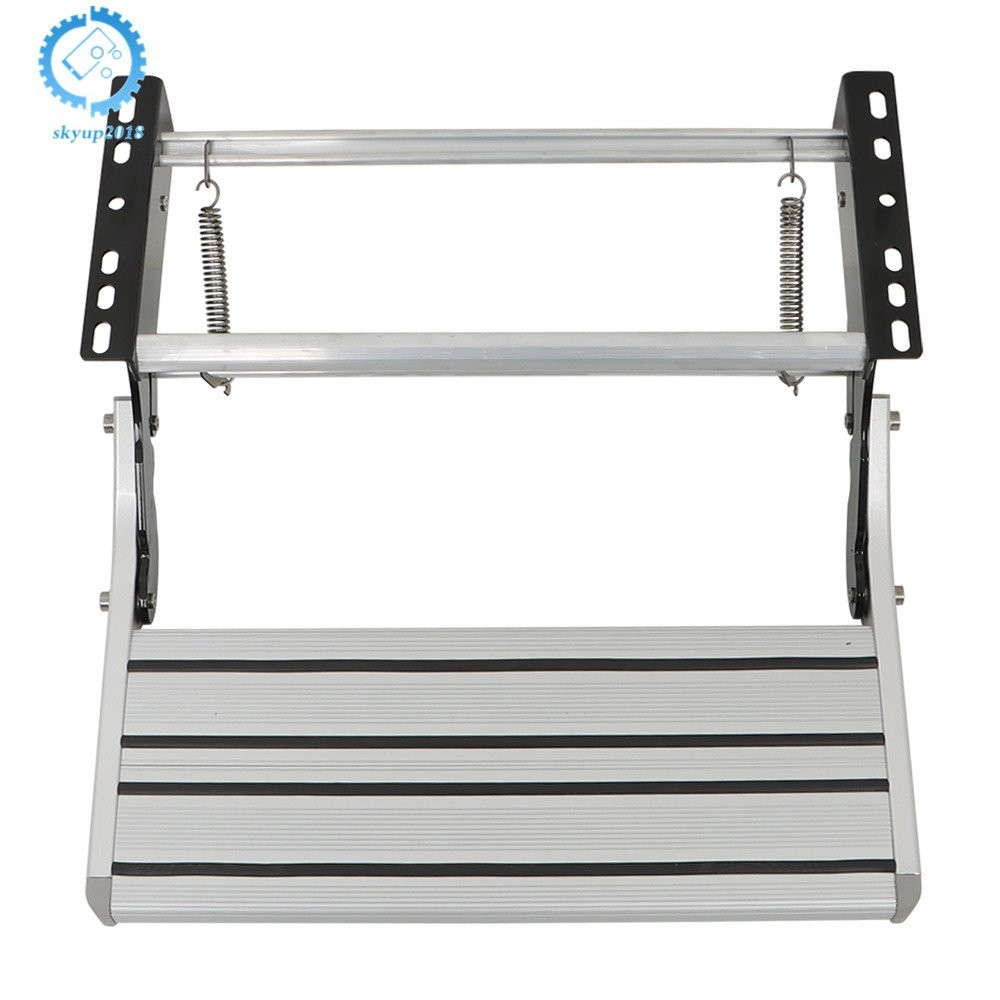 Single Step Aluminium Manual Pull Out Retractable RV Camper Platform Steps Stair