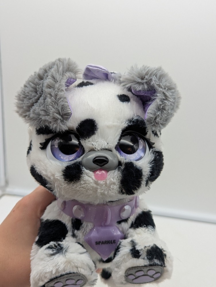 Present Pets Interactive Puppy Sparkle Dalmation! Spin Master WORKS Sparkle Pup!