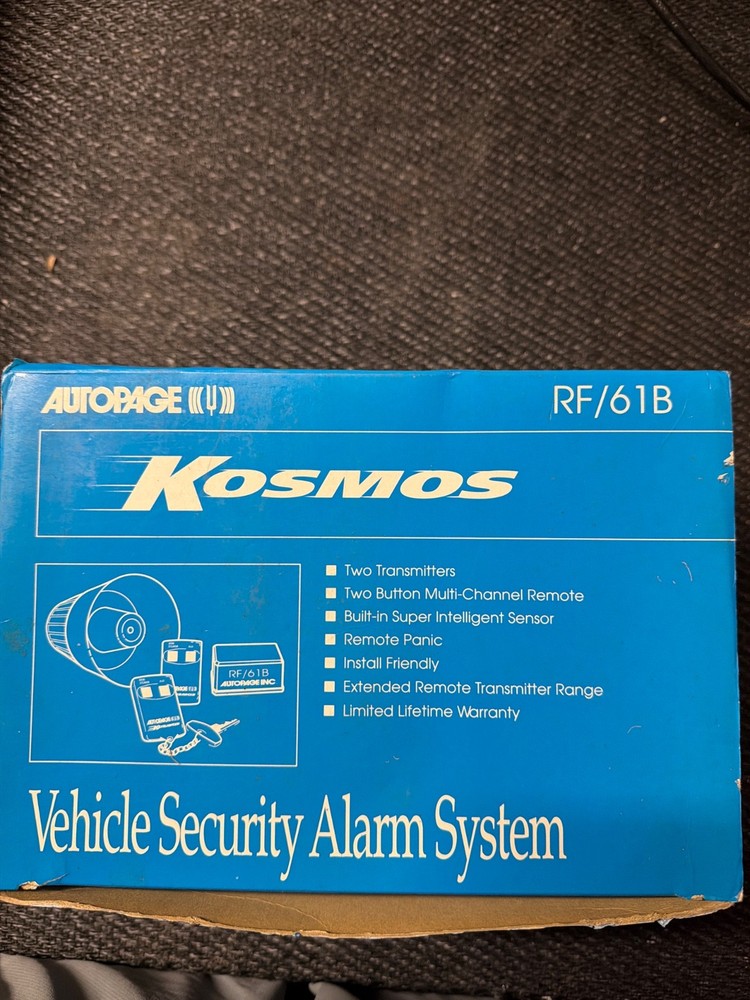 Autopage Kosmos RF-61B Vehicle Security Alarm System