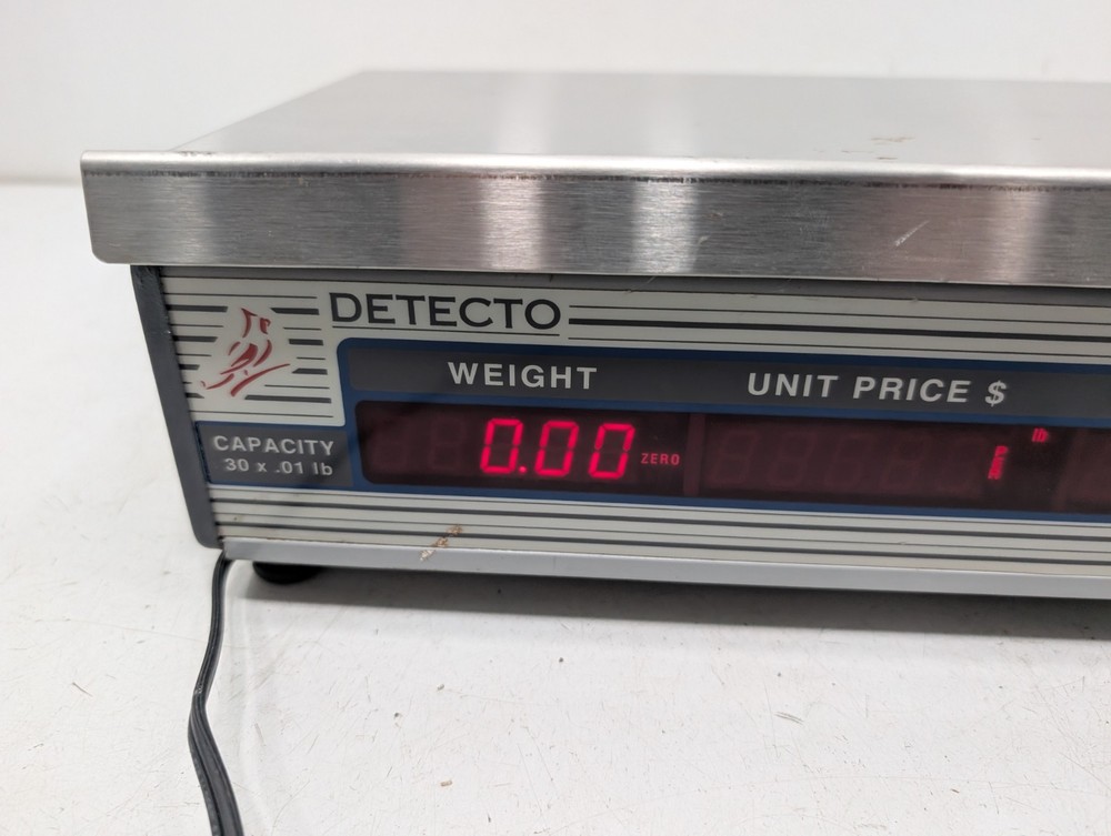 Cardinal Detecto Digital Price Computing Scale Counter Model PC-30-A Working