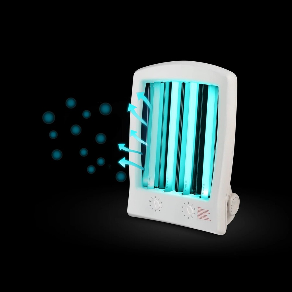 Uv light tanning lamp for face and body