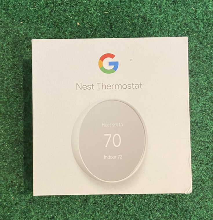 Google Nest Thermostat - Snow - EMPTY BOX ONLY