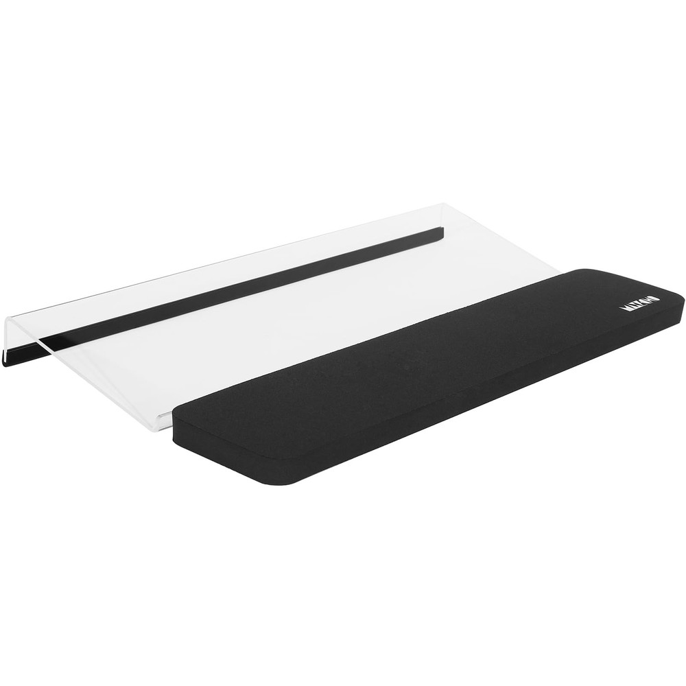 MAXECHO Acrylic Tilted Keyboard Riser Stand and Holder with Wrist Arm Rest Su...