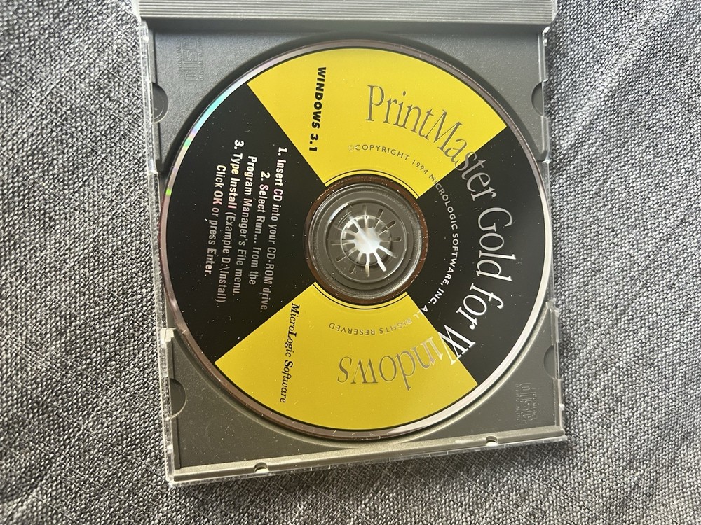 Print master Gold Windows 3.1