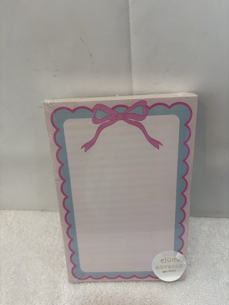 Elum 200 Sheets Graphic Pink Ribbon Note Pad