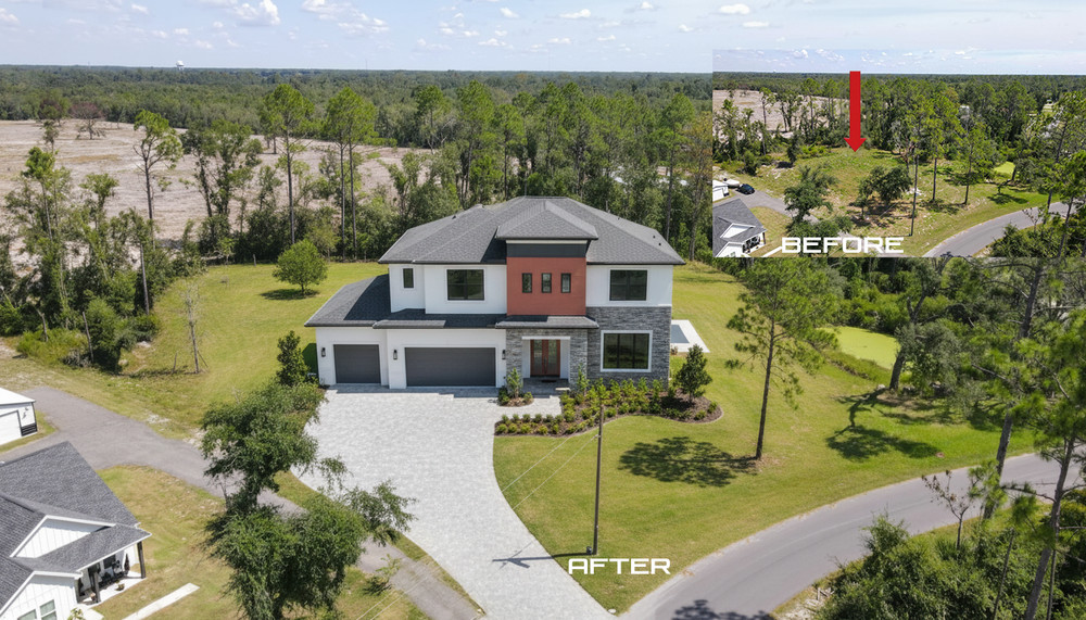 Real Estate Photo Visualization – Distressed Homes, Empty Land, Virtual Staging