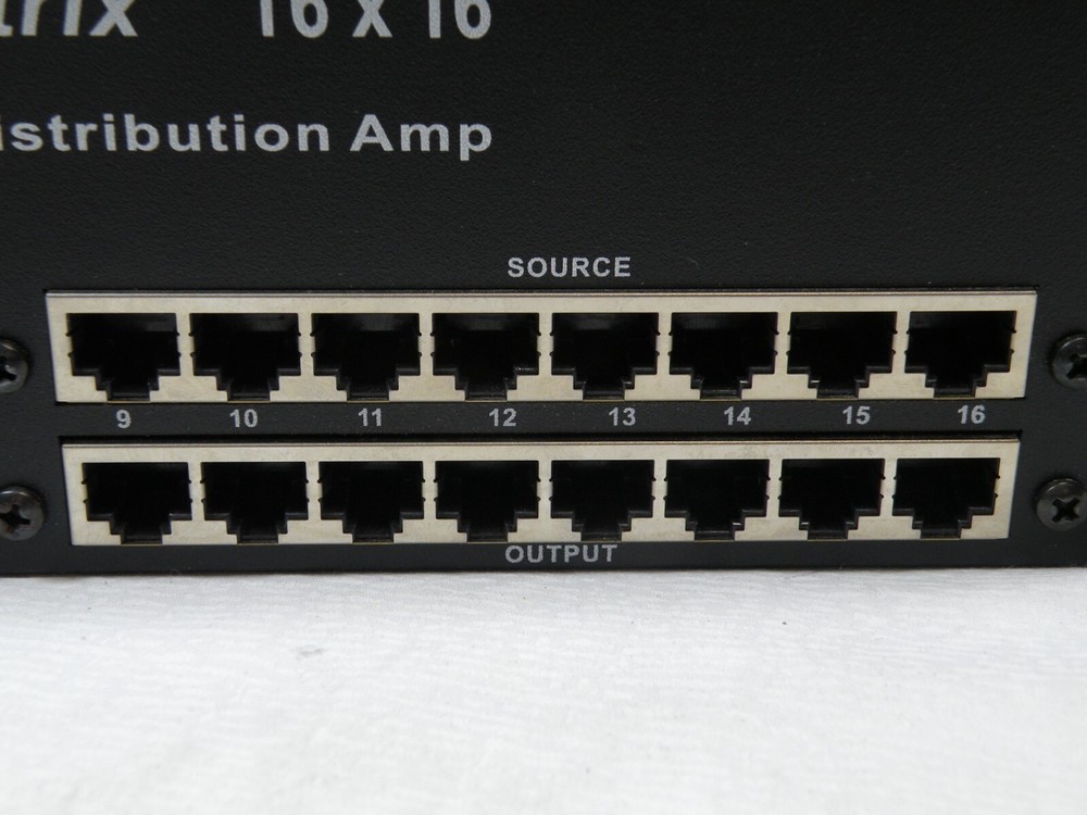 Magenta Multiview Matrix 16x16 Crosspoint Switch Distribution Amplifier