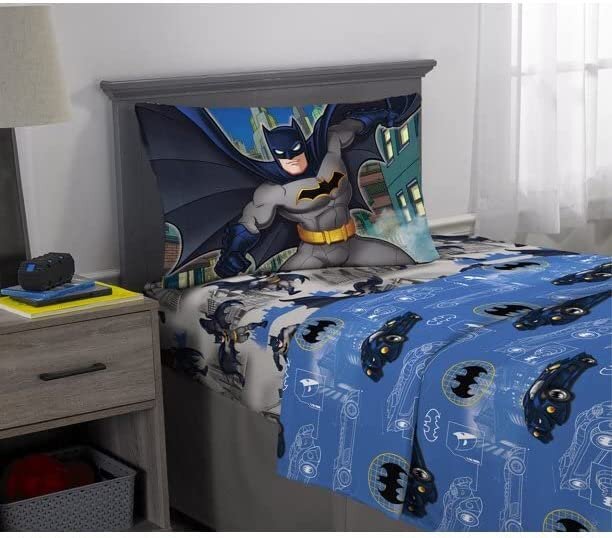Batman Bat Alley 3 Piece Twin Sheet Set
