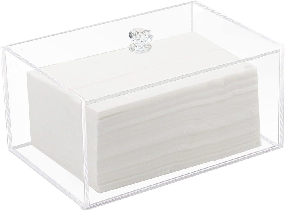 Weiai Acrylic Dryer Sheet Container, Clear Sheets Storage for 1 TIER