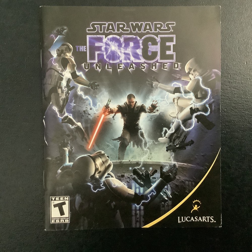Star Wars The Force Unleashed PS3 PlayStation 3 Instruction Manual Only