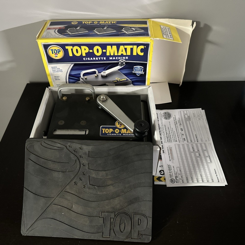 Top-O-Matic Cigarette Rolling Machine