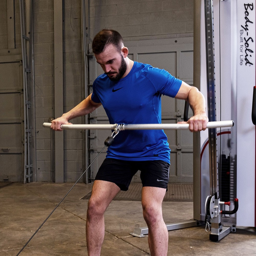 Body-Solid Tools Aluminum Lat Bar