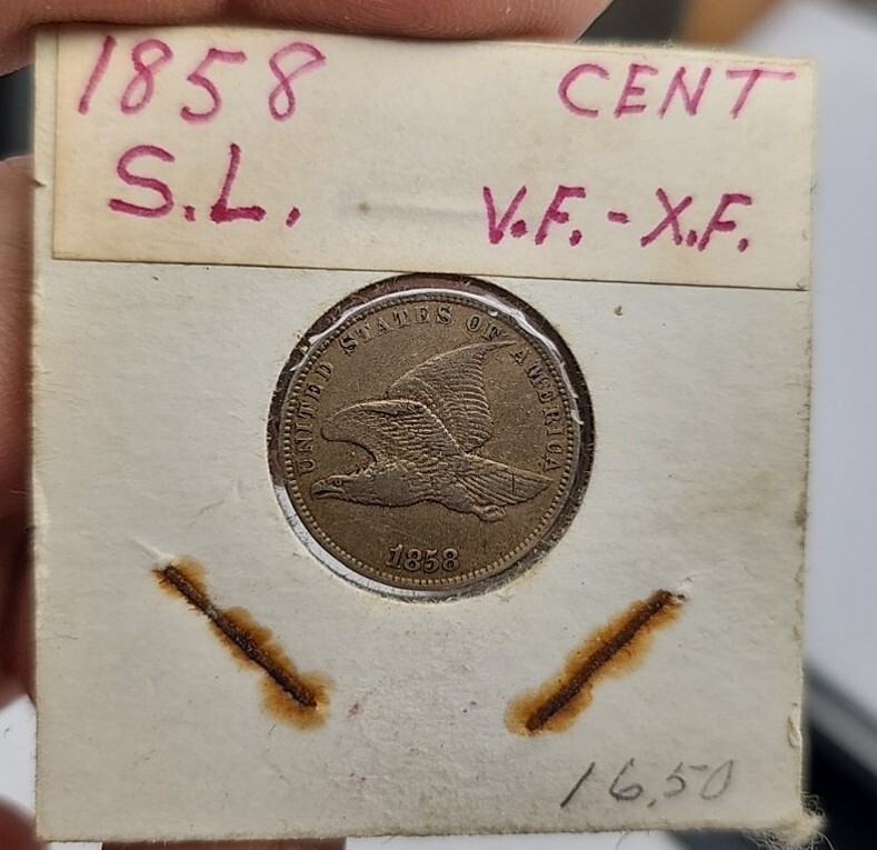 1858 Flying Eagle Penny Small Letters