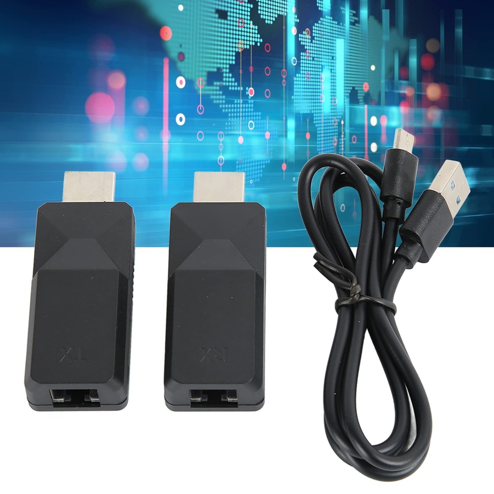 HDMI Extender Transmitter Receiver 165ft over Cat5 Cat6 Ethernet