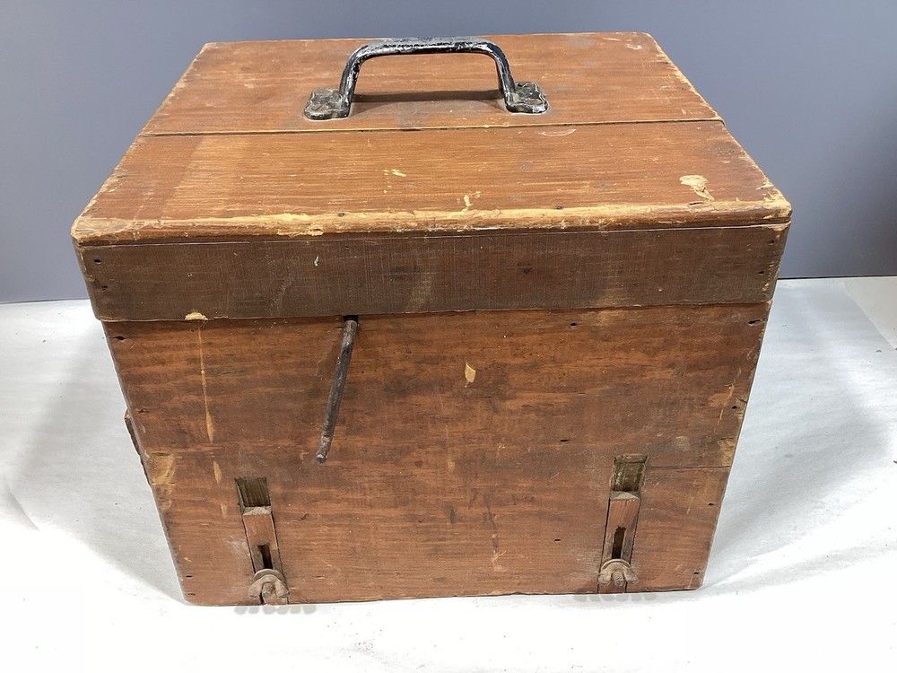 Vintage Poultry Disease Testing Kit In Apothecary Box, Pullorum Test