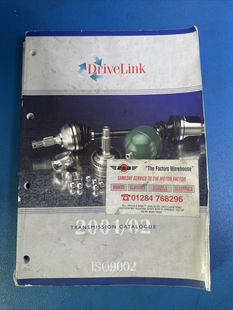 DRIVELINK TRANSMISSION PARTS LIST SAME DAY DISPATCH