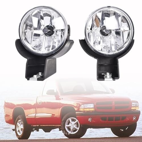 2-Pack Fog Lights with Bulbs Replacement for Dakota 1997-2000 Replacement for