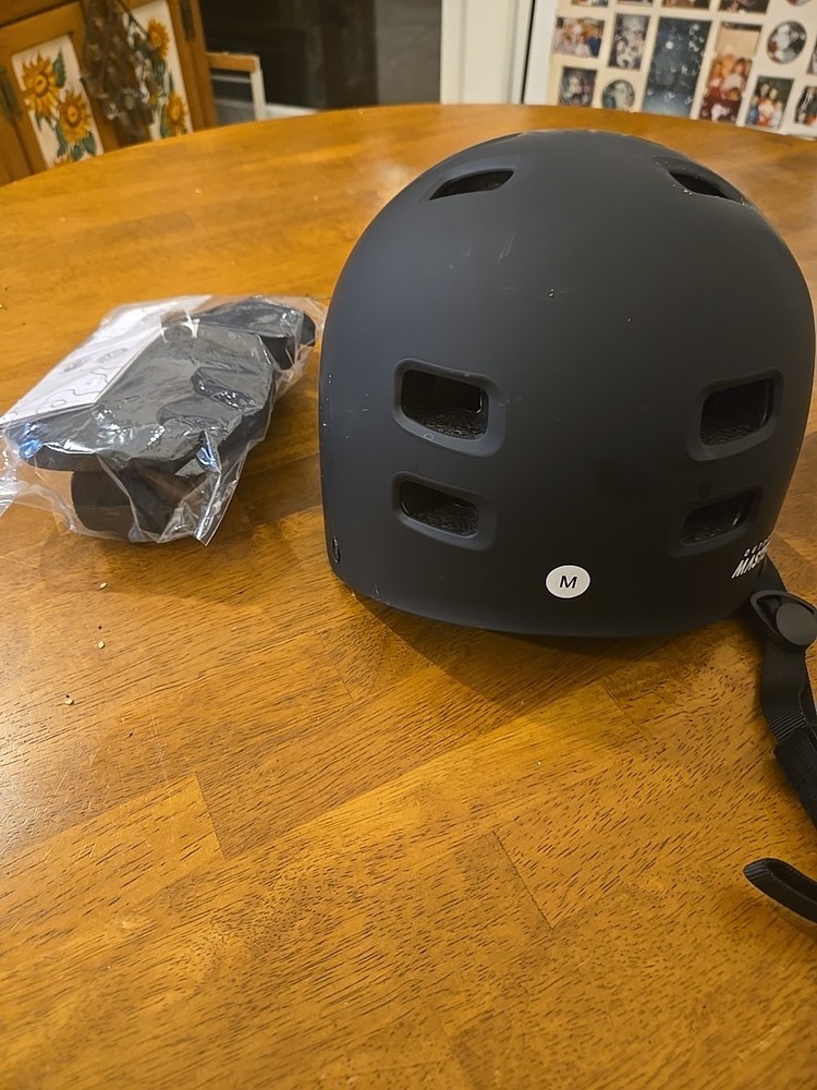 Outdoor Master Helmet Black  Size Medium  New
