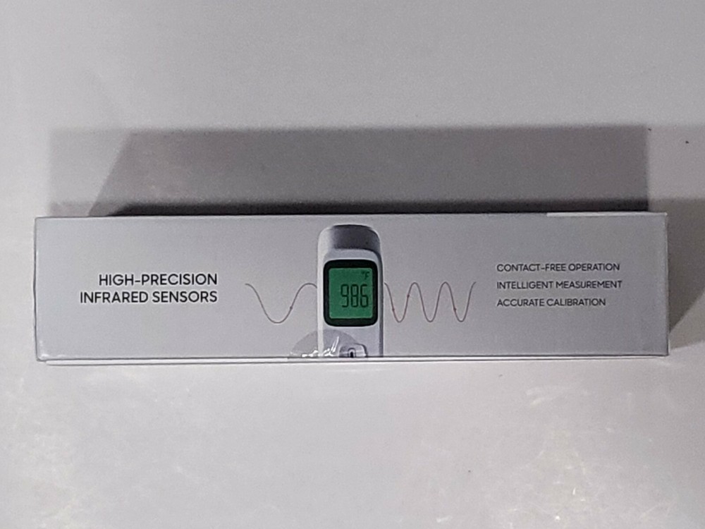 SHARPER IMAGE Touchless No-Touch Forehead Thermometer Infrared Precision Sensor