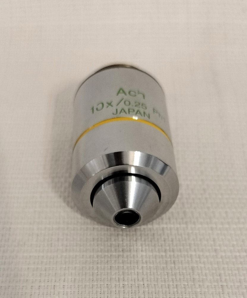 OLYMPUS ACH MICROSCOPE 10X, ACH 10X/0.25 ∞ OBJECTIVE LENS