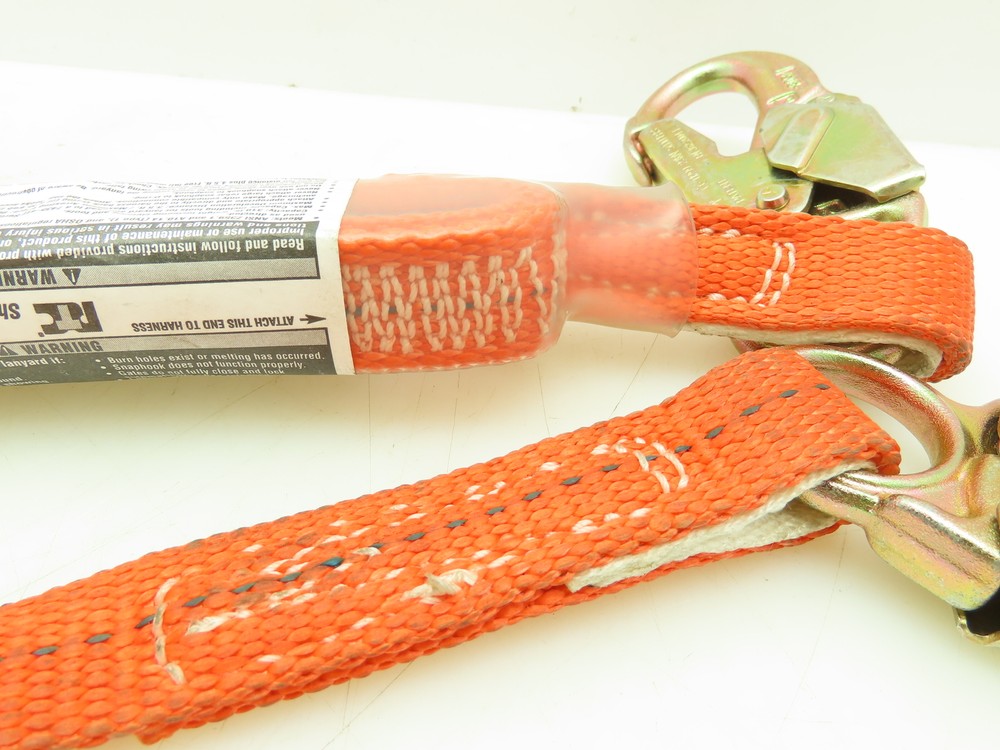Sellstrom RTC 4' Poly Shock Absorbing Lanyard Snap Hook W/ Gate SP Shock Pack
