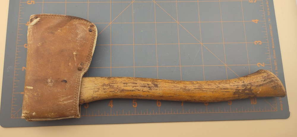 Vintage LL BEAN Hatchet and Original Leather Sheath
