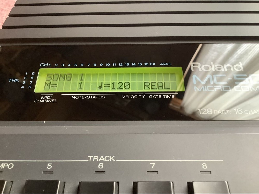 Roland MC-50mkII Micro Composer MIDI Sequencer SMF Compatible Junk