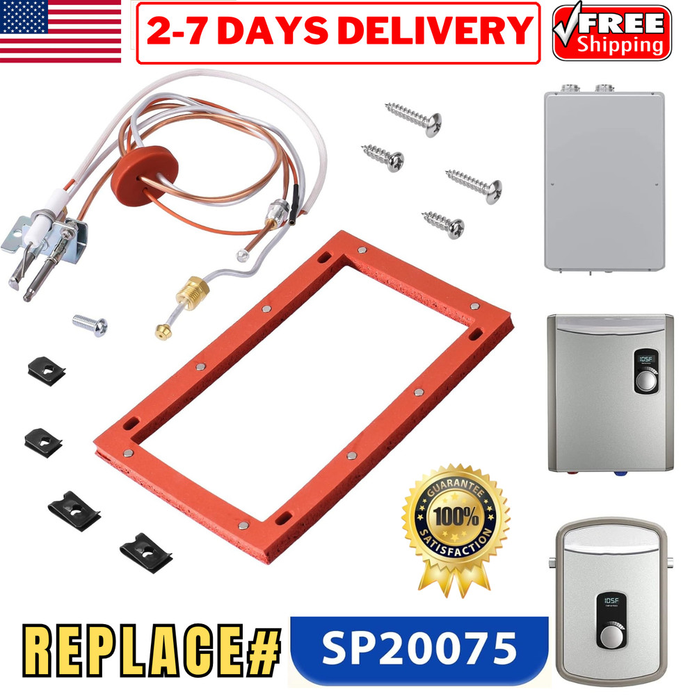 Pilot & Igniter Assembly Kit Replace# SP20075 for Rheem PROTECH GE Water Heaters